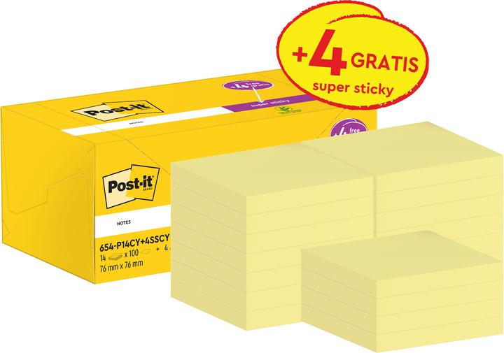 Produktbild Post-it Super Sticky (76 x 76 mm)