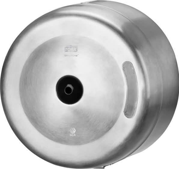Actual product image Tork SmartOne T8 stainless steel toilet paper dispenser
