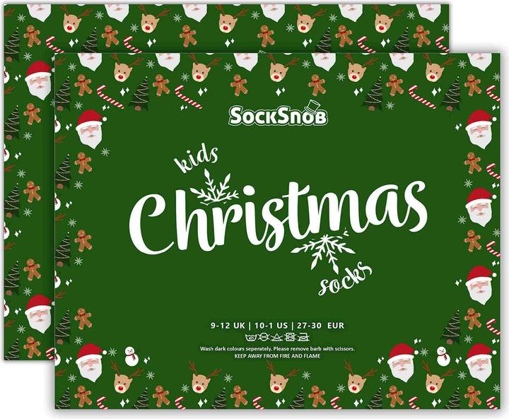 Produktbild Sock Snob Weihnachtssocken (12er Pack, 30 - 36)
