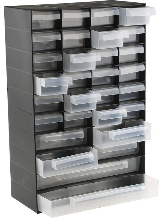 Produktbild RS PRO 30 Drawer Plastic Unit, Black