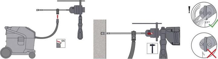 Actual product image Alpen SDSplus suction drill DUST EXTRACTOR SMASH cutting (8 mm)