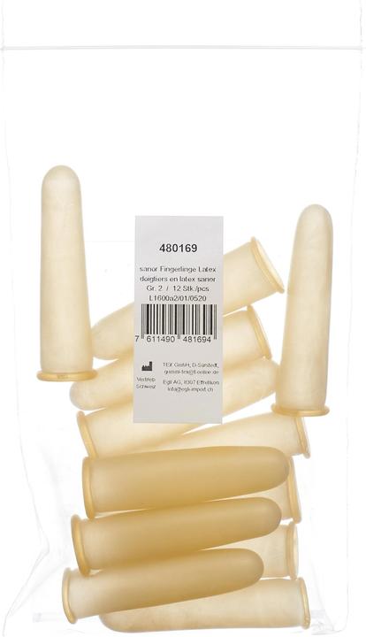 Image du produit Sanor Fingerling Latex Grösse 2 gepudert leicht (0.07 m)