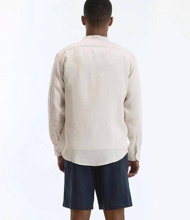 Produktbild La Redoute Collections Gerades Leinenhemd Signature mit Stehkragen (L)