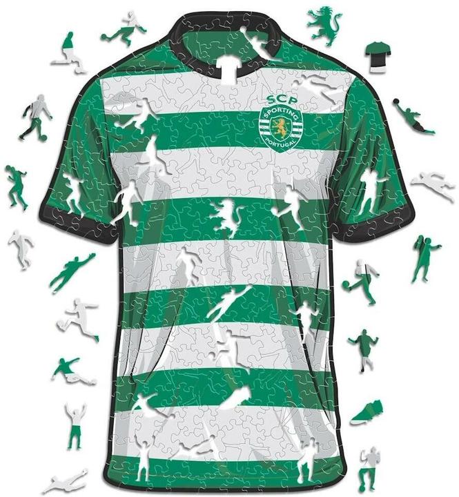 Produktbild Iconic Sporting CP - Trikot - Holz Puzzle Grösse M (270 Teile) (270 Teile)