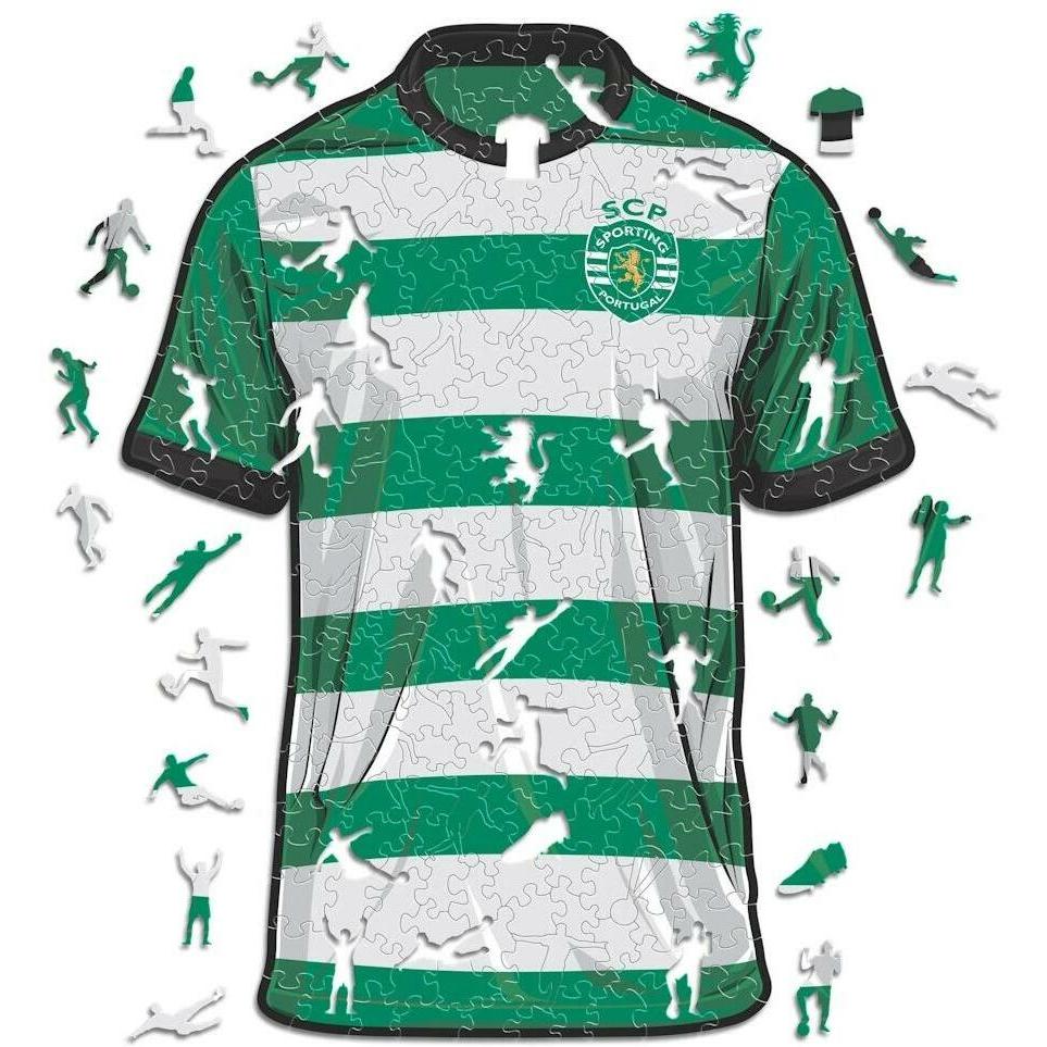 Iconic Sporting CP - Jersey - Puzzle in Legno Taglia M (270 Pezzi) (270 pezzi)