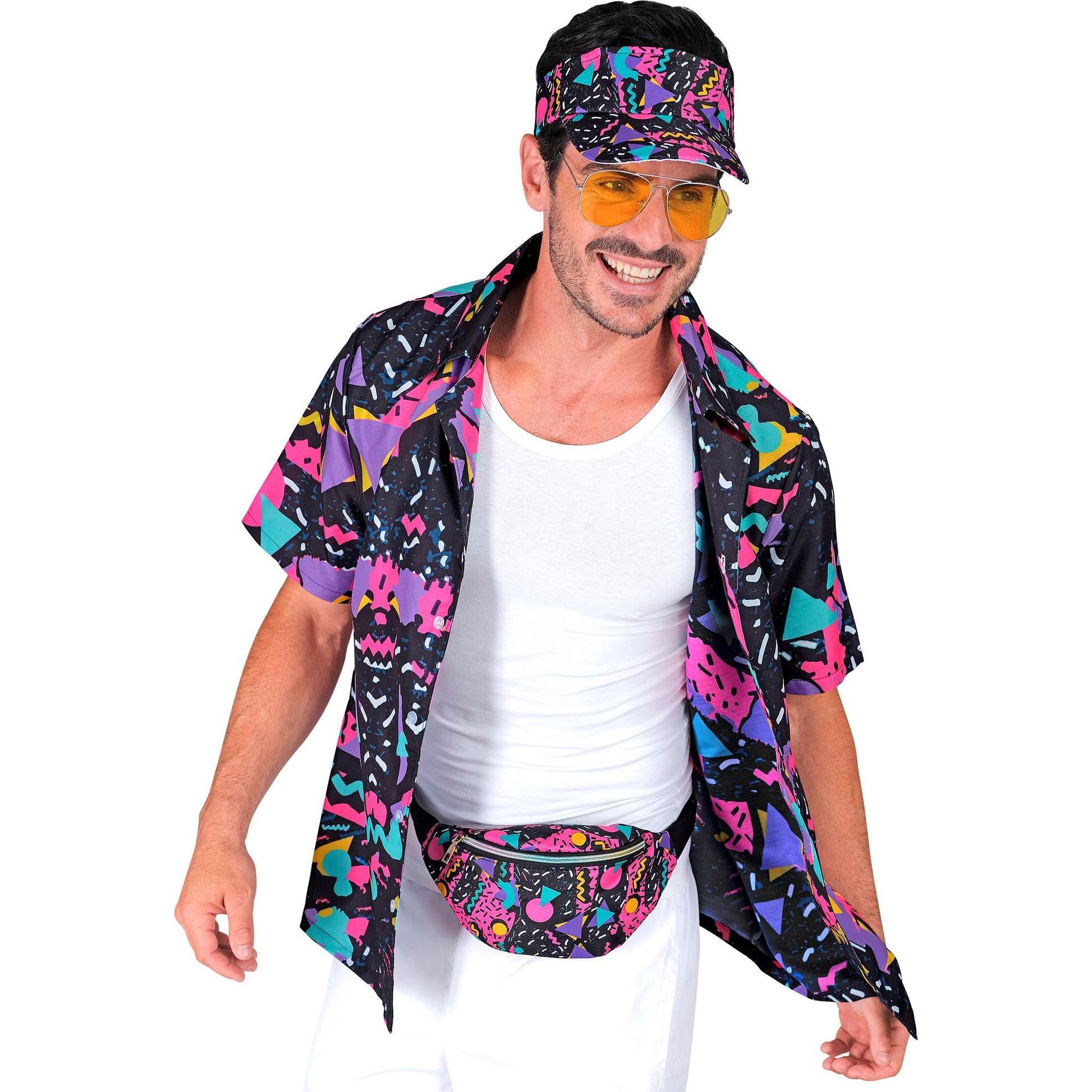 Widmann The 80s FUNKY FASHION - funky black (Hemd), L/XL (L)