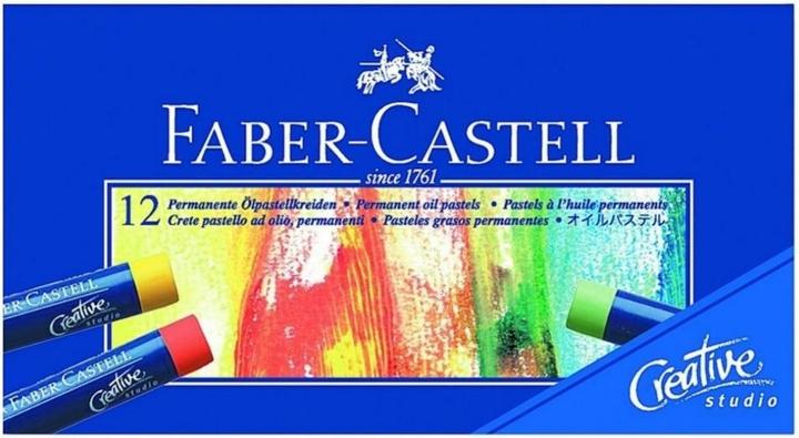 Actual product image Faber-Castell CASTELL oil pastels 12 cardboard box 6 pcs (12 x)