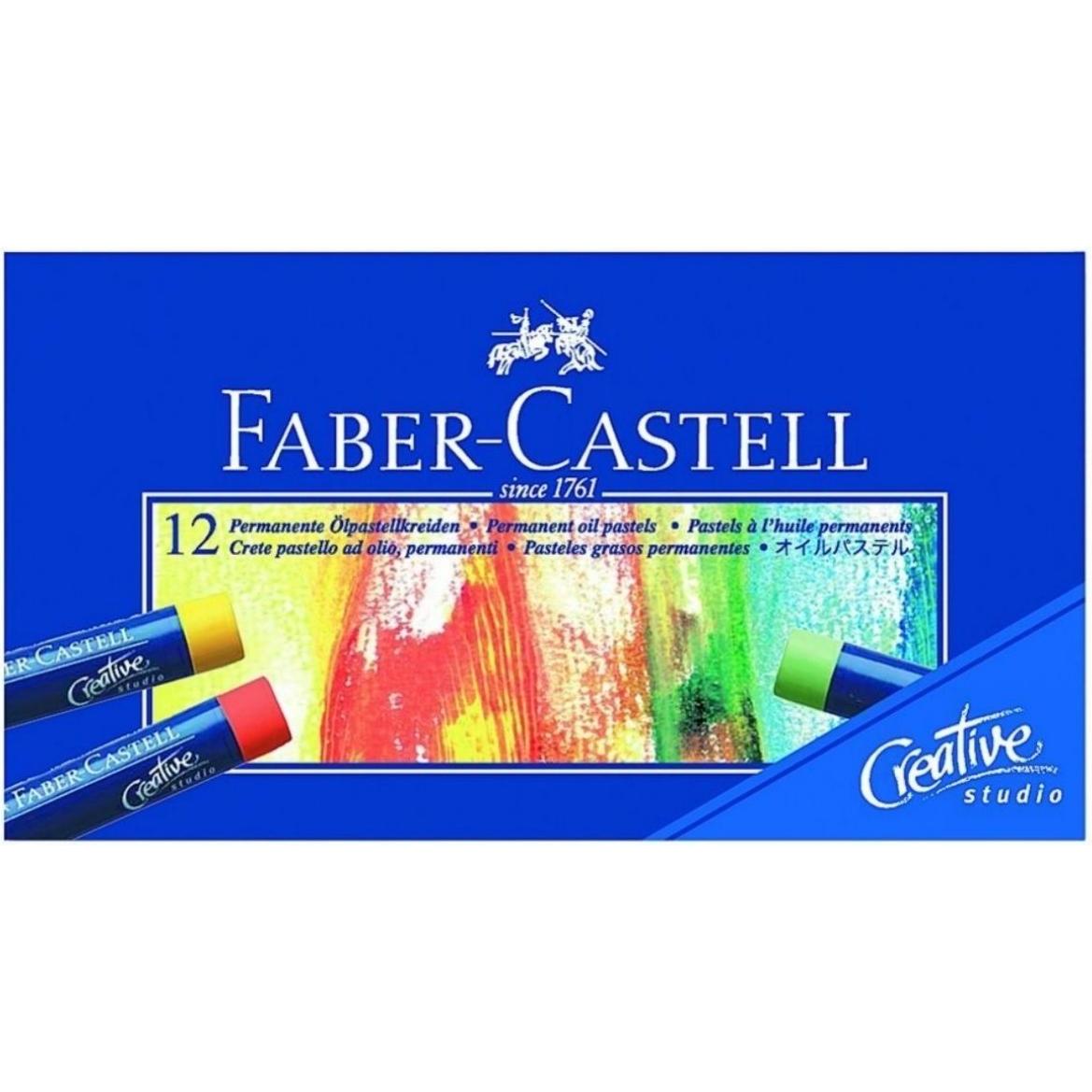 Faber-Castell, Malstifte, Ölpastellkreiden STUDIO (Mehrfarbig, 12 x)