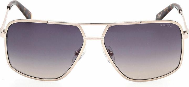 Actual product image Guess Men GU0016732W60 Sunglasses Matte Pale Gold
