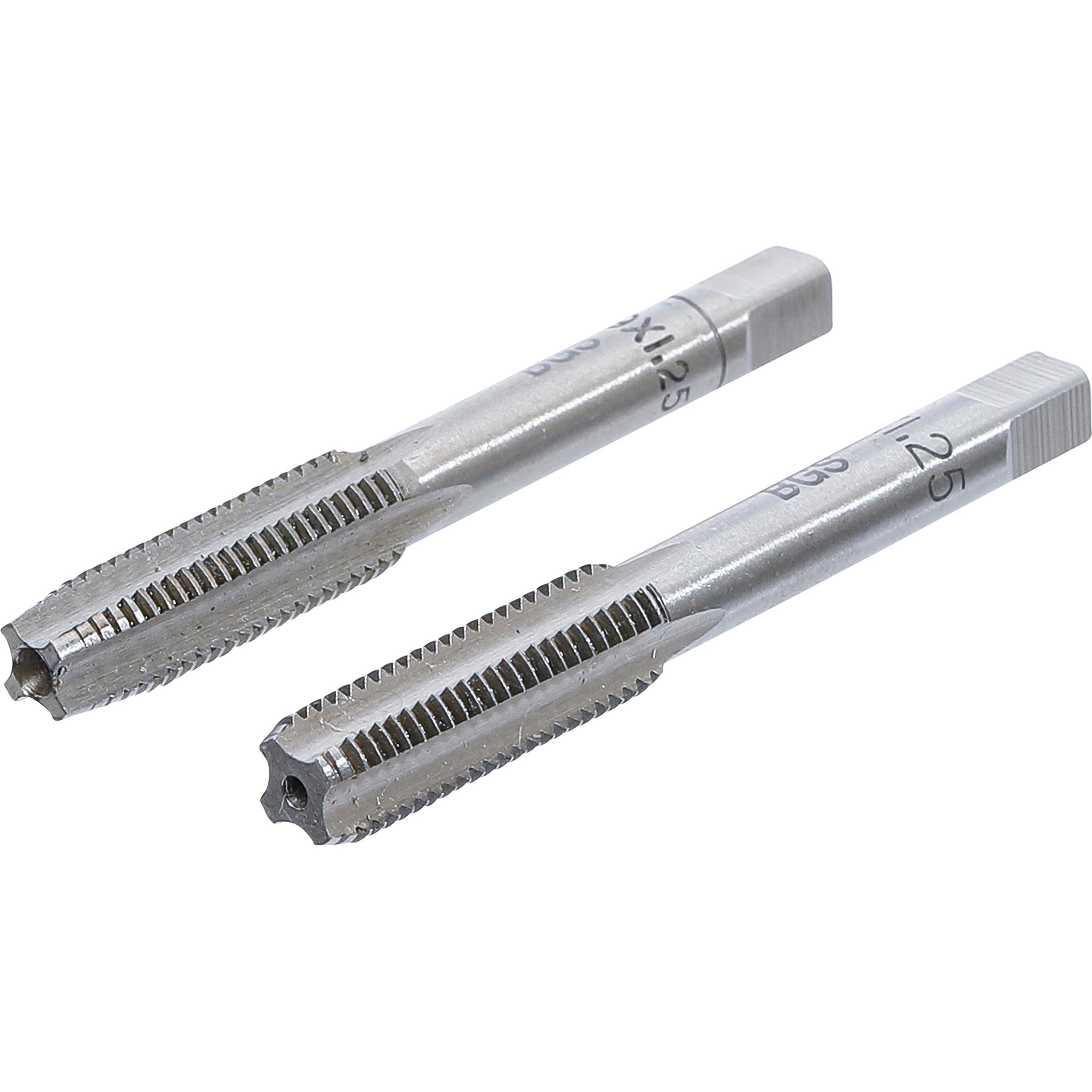 BGS, Gewindeschneider + Gewindebohrer, Gewindebohrer Vor- und Fertigschneider M9 x 1,25 mm 2-tlg.