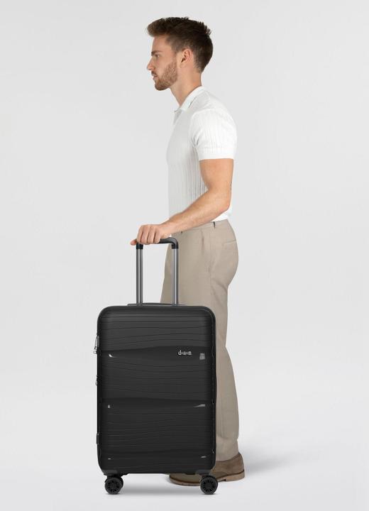 Produktbild D&N Travel Line 4300-Plus 4 Rollen Trolley M 65 cm mit Dehnfalte (58 l, M (50 - 90l))