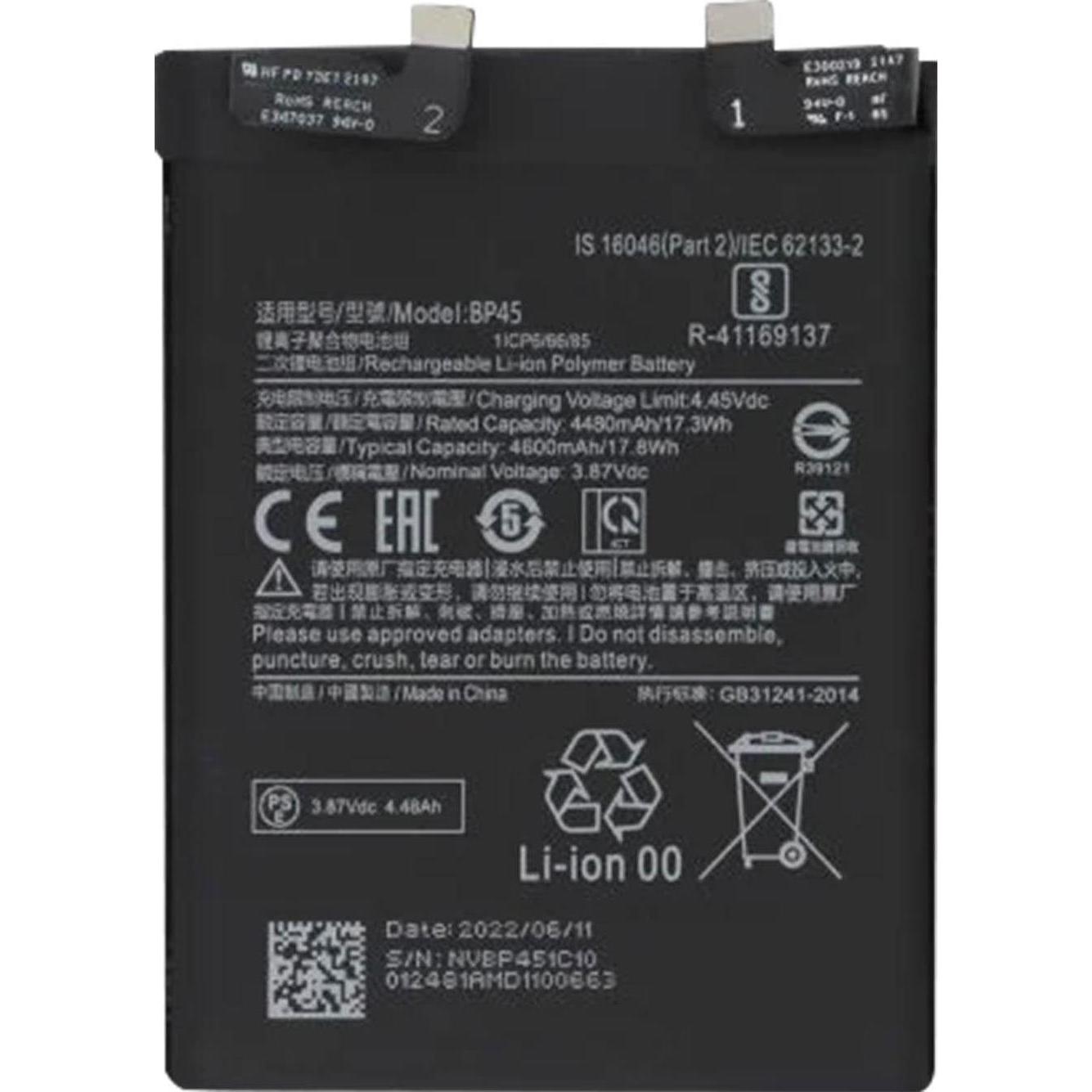 Clappio 4600mAh Ersatzakku, Smartphone Akku