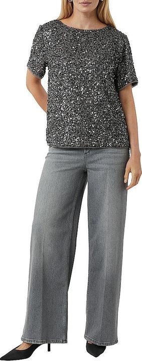 Immagine prodotto Comma Bluse Elegantes Shirt mit Allover-Pailletten (46)