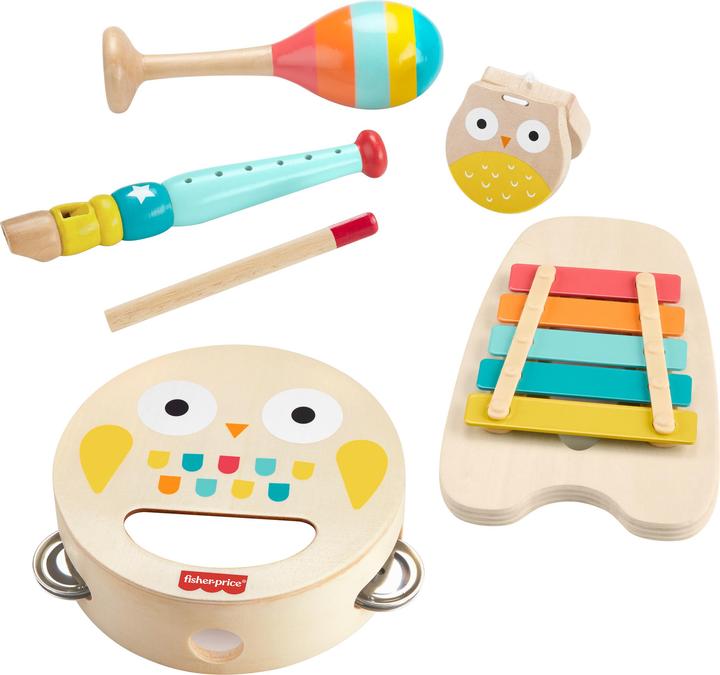 Fisher-Price wooden music set (Multilingual)