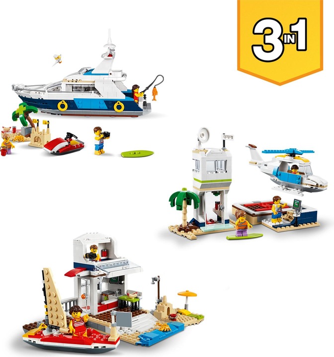 Produktbild LEGO Abenteuer auf der Yacht (31083, LEGO Creator 3-in-1)
