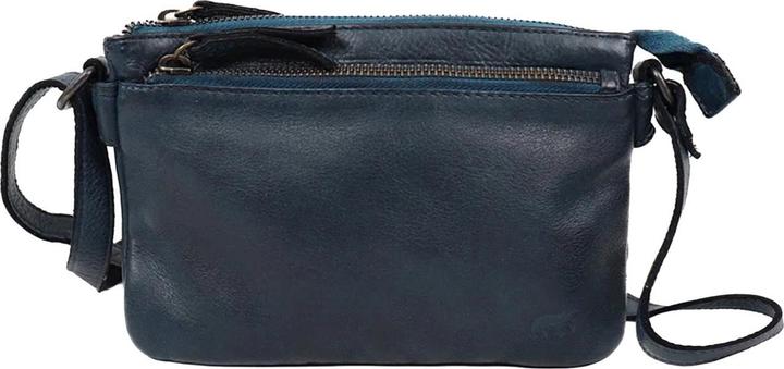 Produktbild Bear Rock Bärende Design Maithe Leder Umhängetasche - dunkelblau