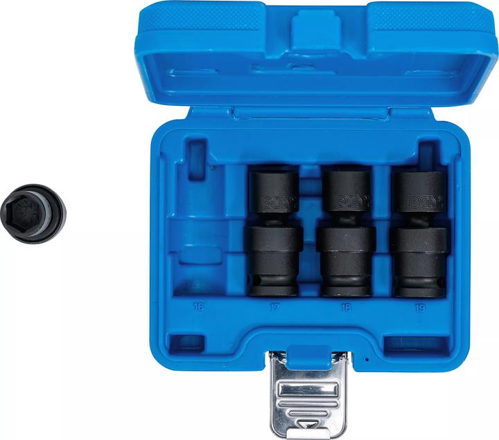 Actual product image BGS Impact Ball Joint Socket Set 12.5 mm (1/2") Drive 4 pcs. (19 mm)