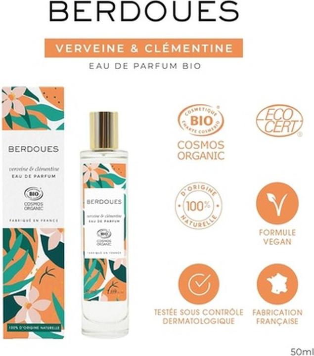 Actual product image Berdoues Eau de Parfum Organic Verveine & Clem (Eau de parfum, 50 ml)