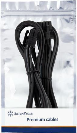 Image du produit Silverstone Câble PCIe 8 broches vers PCIe 6+2 broches 350mm