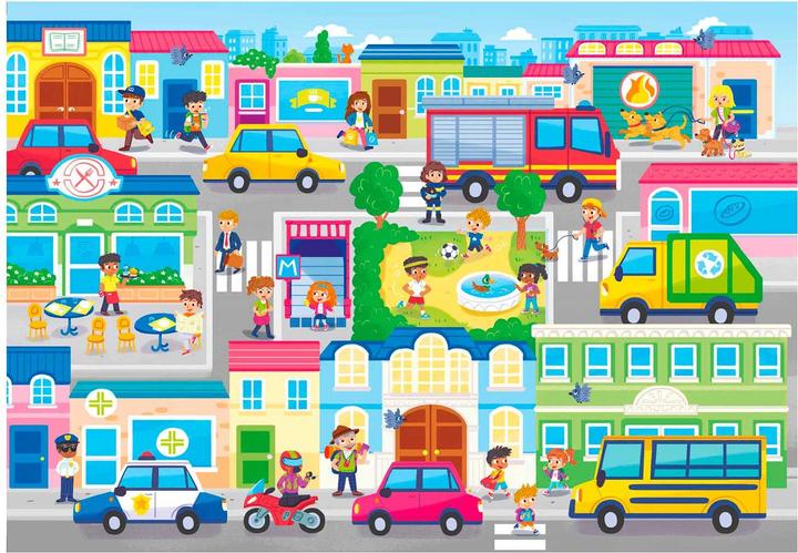 Immagine prodotto Clementoni Puzzle nella città 104pcs. (104 pezzi)