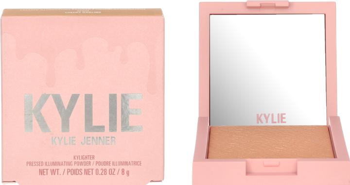 Actual product image Kylie Jenner Kylie Cosmetics Kylighter Pressed Illuminating Powder - 8 G (No. 050 Cheers Darling, Highlighter, 8 g)
