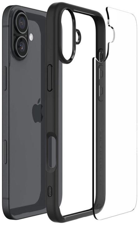Produktbild Spigen Ultra Hybrid iPhone 16 matte black/czarny ACS08201 (Apple iPhone 16)