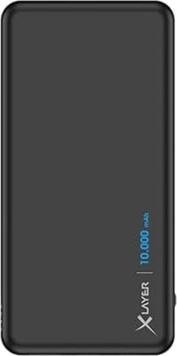 Actual product image Xlayer Wireless powerbank 10,000mAh 15W black with solar panel (10000 mAh, 15 W, 37 Wh)