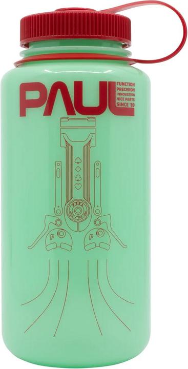 Produktbild Paul Component Engineering Paul Component NASA Nalgene Wasserflasche, 1.000ml, glow in the dark/red (1 l)