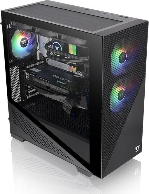 Produktbild Thermaltake Tt Divider 370 TG ARGB bk CA-1S4-00M1WN-00 (ATX, mATX, Mini-ITX)