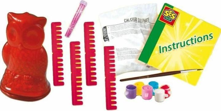 Produktbild Ses Gipsabguss und Gemälde Owl