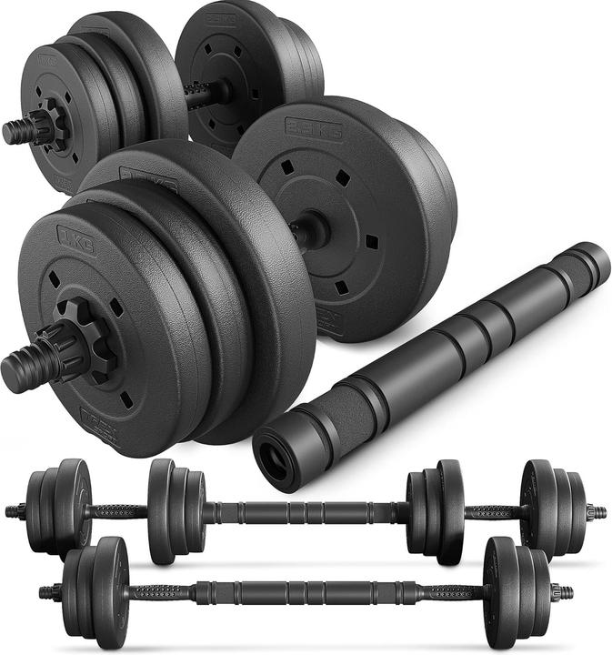 Trex Sport Hanteln Set mit Verbindungsrohr (20kg-40kg)
