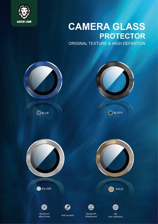 Image du produit Green Lion Protecteur de verre antireflet pour appareil photo - iPhone 13 Pro/ 13 Pro Max (1 pièce(s))