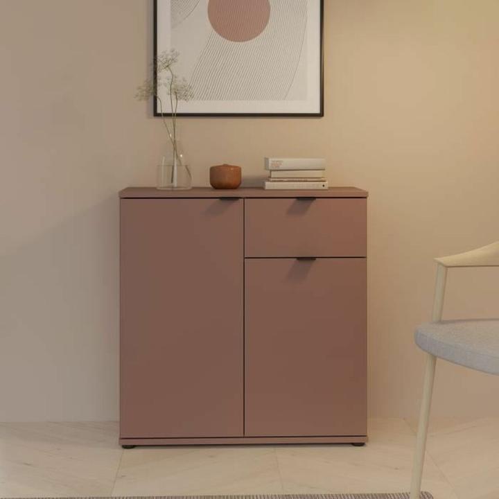 Image du produit Home123 Kommode GANYMEDE Terrakotta GNMK222L-U72 (34 x 80 x 82 cm)