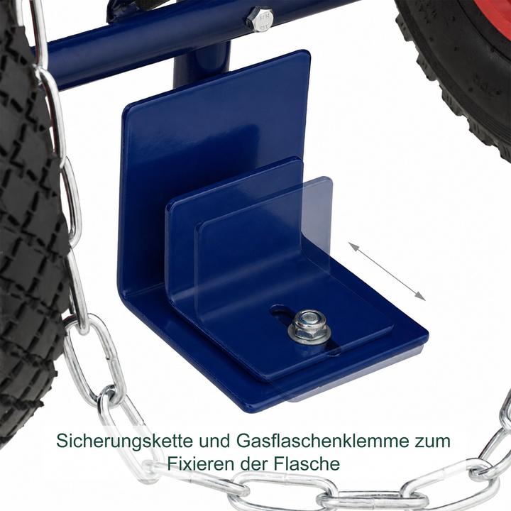 Actual product image Relaxdays Gas bottle trolley