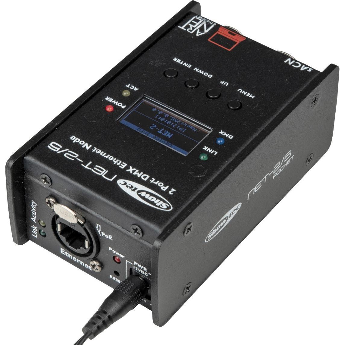Showtec NET-2/5 Pocket, Lichtsteuerung