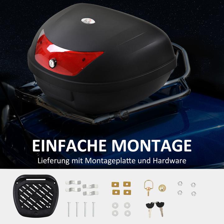 Image du produit Homcom Coffres pour scooters et cyclomoteurs (48 l)