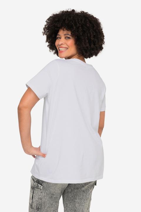 Actual product image Angel of Style Classic Fit Crew Neck Decorative Rhinestone Chest Pocket T-Shirt (52)