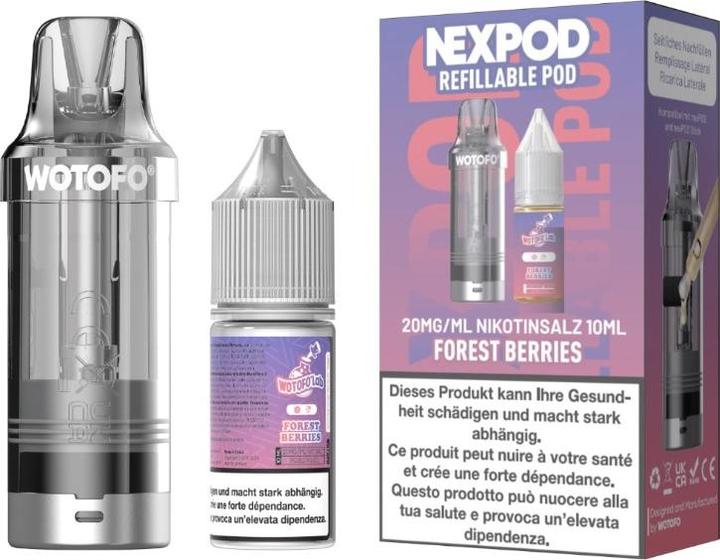 Actual product image Wotofo Nexpod Ersatzpod 7000 - Forest Berries (Raspberry, Strawberry, Bilberry)