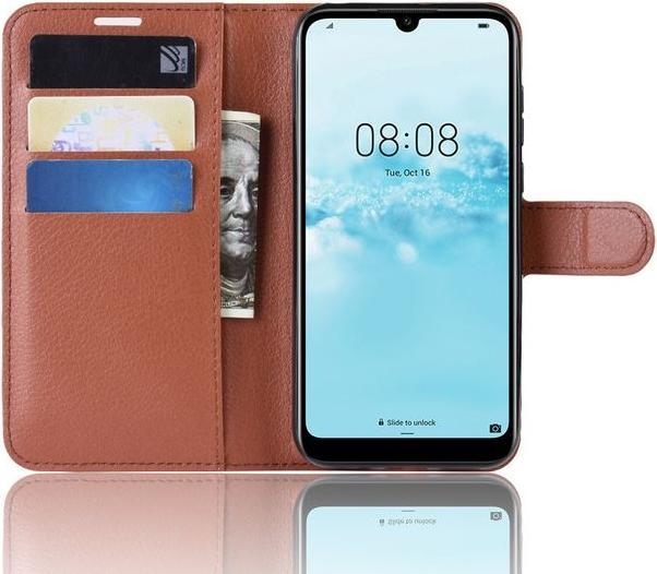Image du produit MU Classic Série de couvertures de livres en cuir litchi (Huawei Y5 (2019))
