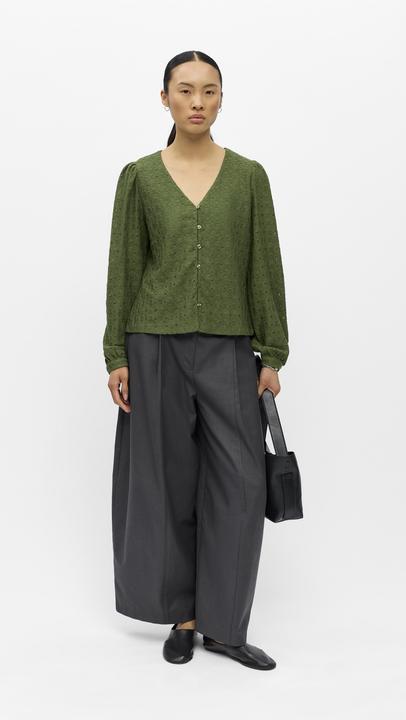Image du produit Object V-Ausschnitt Puffärmel Bluse (M)