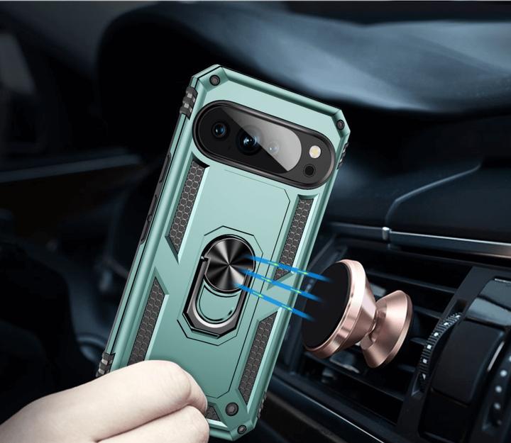 Actual product image Cover-Discount Google Pixel 10 / 10 Pro - Robustes Back Cover mit Kickstand (Google Pixel 10 Pro, Google Pixel 10)