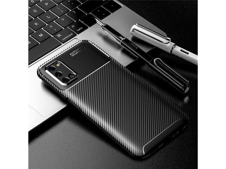 Actual product image Screenguard Oppo A52 / A72 Cover Carbon Design TPU Case (Oppo A52, Oppo A72)