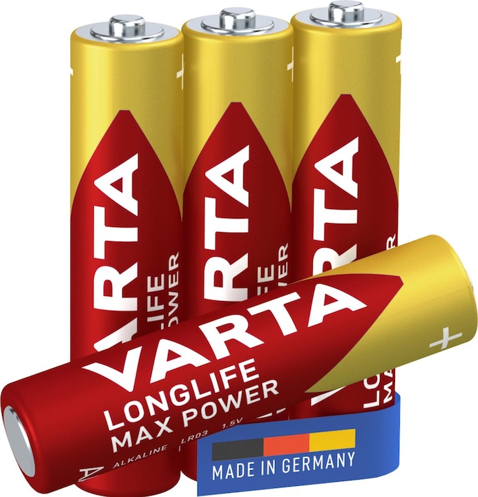 Produktbild Varta LONGLIFE Max Power (4 Stk., AAA, 1280 mAh)