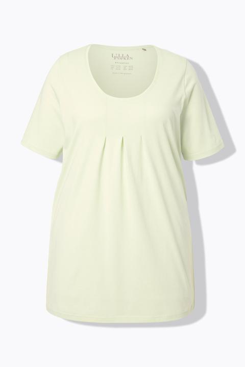 Actual product image Ulla Popken Essential Front Pleat Tee (58)