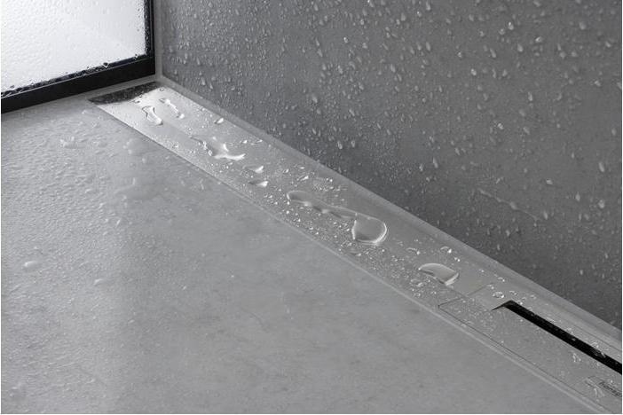 Produktbild hansgrohe HG Duschrinne RainDrain Flex kb. Wd-mon 1000mm edelstahl gebürstet (1000 mm)