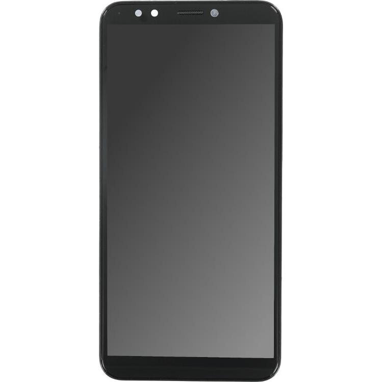 OEM Display-Einheit + Rahmen für Huawei Honor 7C schwarz, ohne Logo (Display, Honor 7c), Mobilgerät Ersatzteile, Schwarz