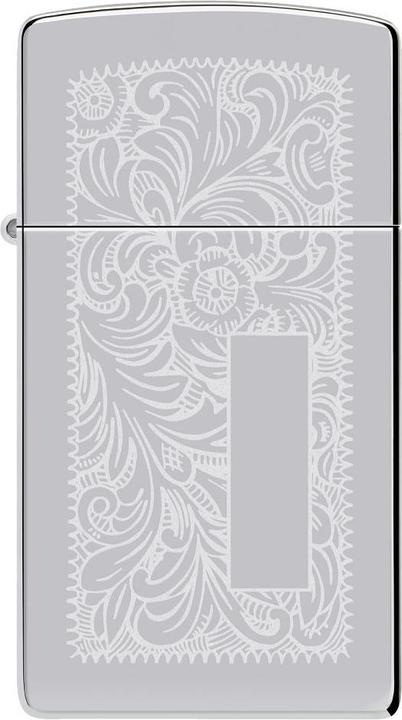 Actual product image Zippo Slim Venetian Chrome