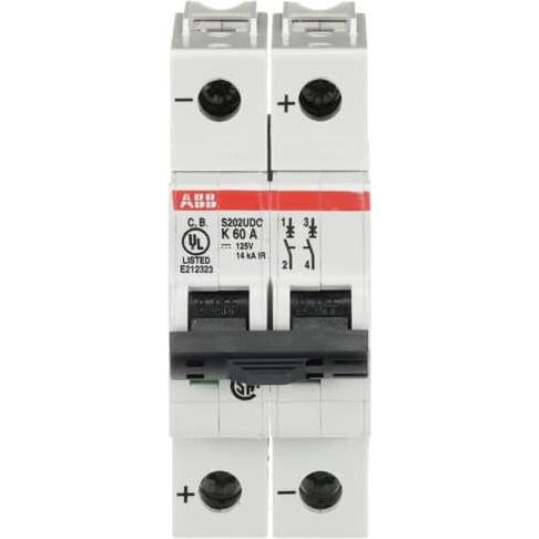 ABB, Schutzschalter, S202UDC-K60 Sicherungsautomat K-Char., 2CDS272517R0587