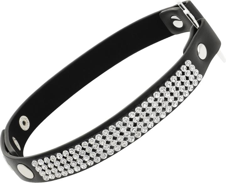 Actual product image Coquette Chic Desire Handmade Vegan Leather Choker - Heart