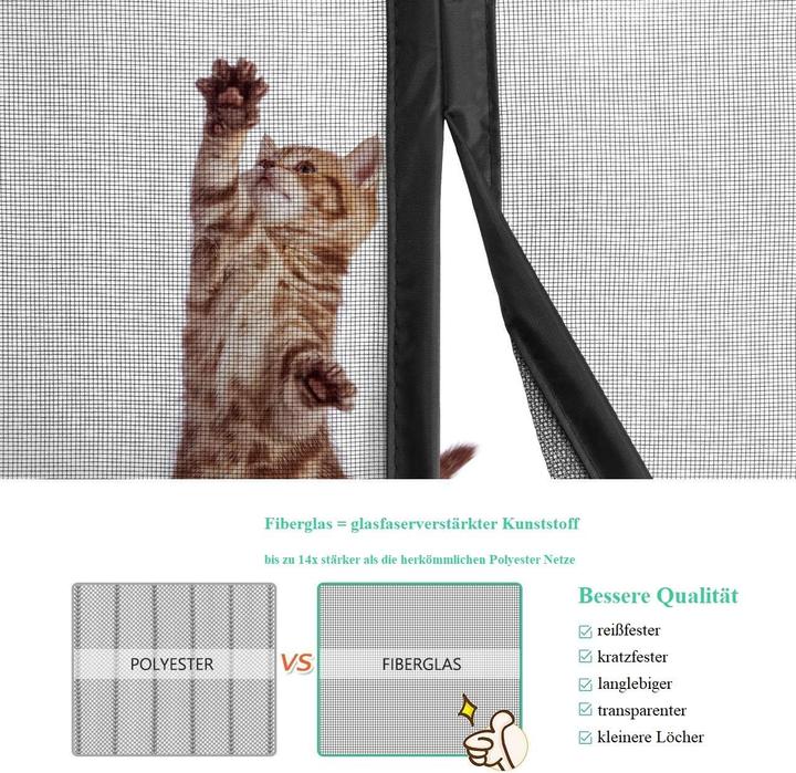 Produktbild Door easy Fliegengitter (160 x 200 cm)
